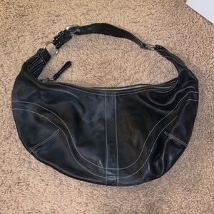 Coach Leather Hobo Bag - large